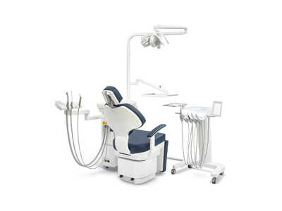 Ancar S-Line Knee Break Dental Chair with Mobile Cart